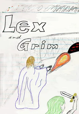 Adventures of Lex and Grim, The (World) (Aftermarket) (Homebrew) box cover back